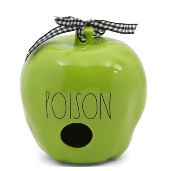 NEW Rae Dunn Green Poison Apple Birdhouse 🍏 - Picture 4 of 4